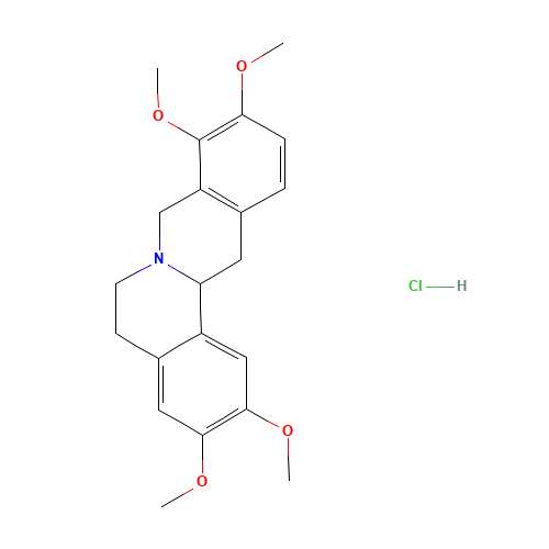 2,3,9,10-tetramethoxy-6,8,13,13a-tetrahydro-5H-isoquinolino[2,1-b]isoquinoline hydrochloride (CAS: 6024-85-7) - Related Chemical Product
