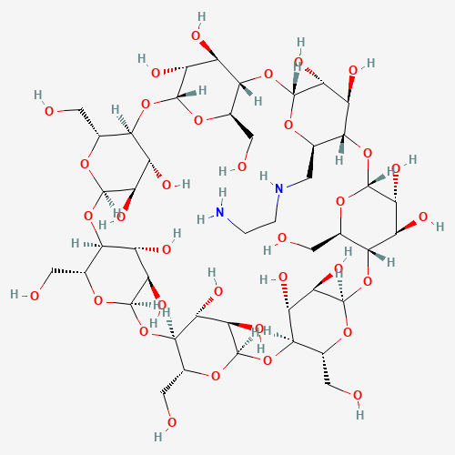 6A-[(2-aminoethyl)amino]-6A-deoxy- beta-Cyclodextrin (CAS: 60984-63-6) - Related Chemical Product