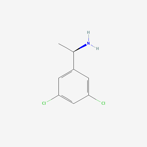 (R)-1-(3,5-Dichlorophenyl)ethanamine (CAS: 617710-53-9) - Chemical Structure and Molecular Formula 