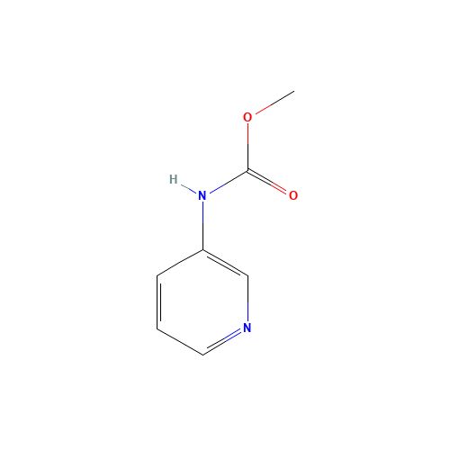 methyl pyridin-3-ylcarbamate (CAS: 6269-24-5) - Chemical Structure and Molecular Formula 