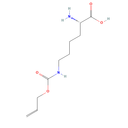 (S)-6-(((Allyloxy)carbonyl)amino)-2-aminohexanoic acid (CAS: 6298-03-9) - Related Chemical Product