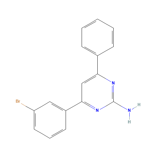 4-(3-bromophenyl)-6-phenylpyrimidin-2-amine (CAS: 67005-21-4) - Related Chemical Product