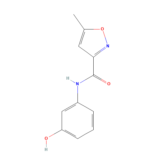 N-(3-Hydroxyphenyl)-5-methylisoxazole-3-carboxamide (CAS: 688051-07-2) - Related Chemical Product
