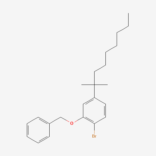2-BENZYLOXY-1-BROMO-4-(1,1-DIMETHYLOCTYL)BENZENE (CAS: 70120-17-1) - Related Chemical Product