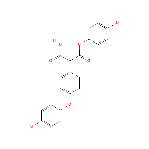 3-(4-Methoxyphenoxy)-2-(4-(4-methoxyphenoxy)phenyl)-3-oxopropanoic acid (CAS: 70175-90-5) - Related Chemical Product