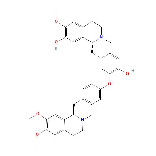 Daurisoline (CAS: 70553-76-3) - Chemical Structure and Molecular Formula 