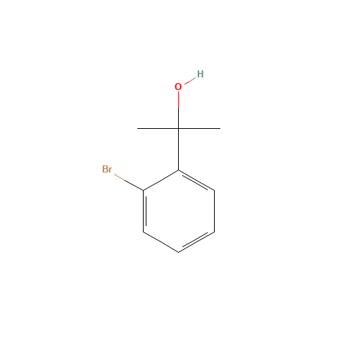 2-(2-bromophenyl)propan-2-ol (CAS: 7073-69-0) - Chemical Structure and Molecular Formula 