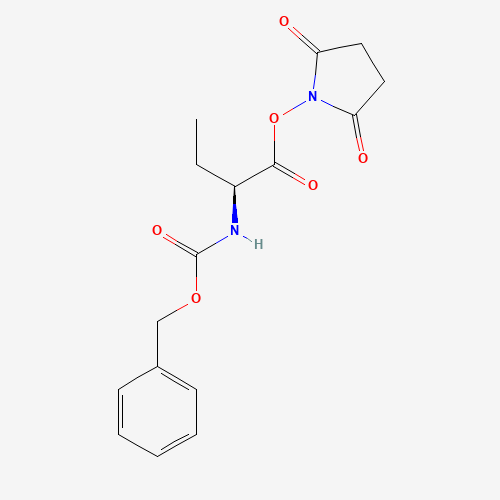 Cbz-Abu-Osu (CAS: 71447-81-9) - Chemical Structure and Molecular Formula 
