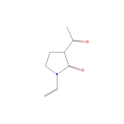 3-acetyl-1-ethenylpyrrolidin-2-one (CAS: 727418-59-9) - Chemical Structure and Molecular Formula 