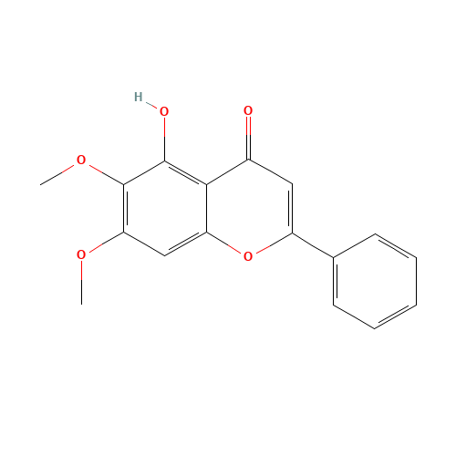 Mosloflavone (CAS: 740-33-0) - Chemical Structure and Molecular Formula 
