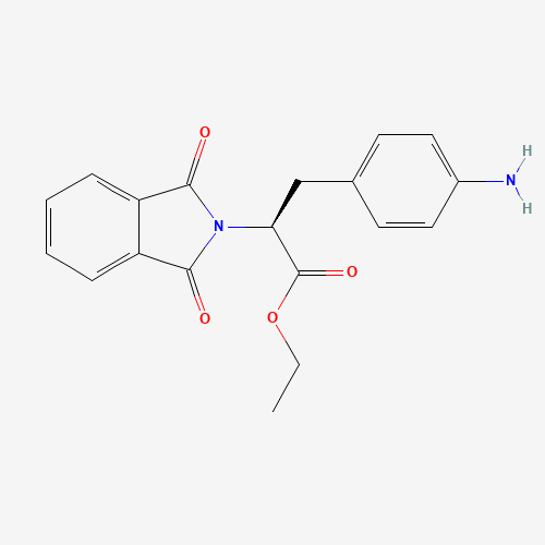 (S)-Ethyl 3-(4-aminophenyl)-2-(1,3-dioxoisoindolin-2-yl)propanoate (CAS: 74743-23-0) - Related Chemical Product