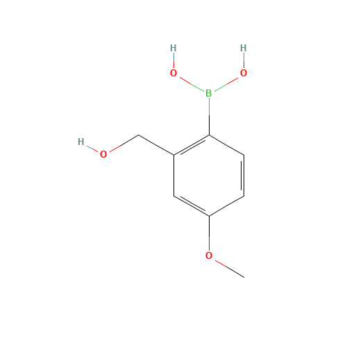 2-HYDROXYMETHYL-4-METHOXYPHENYLBORONIC ACID (CAS: 762263-92-3) - Related Chemical Product