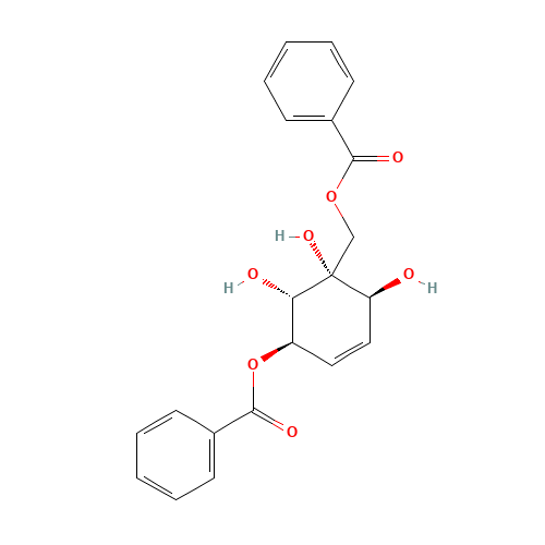((1R,2S,5R,6S)-5-(Benzoyloxy)-1,2,6-trihydroxycyclohex-3-en-1-yl)methyl benzoate (CAS: 78804-17-8) - Related Chemical Product