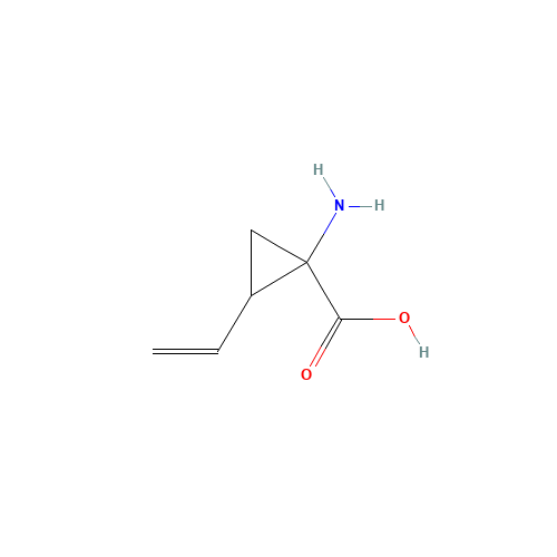 1-Amino-2-vinylcyclopropanecarboxylic acid (CAS: 80003-54-9) - Chemical Structure and Molecular Formula 