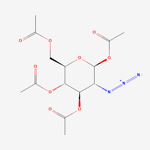 1,3,4,6-Tetra-O-acetyl-2-azido-2-deoxy-beta-D-glucopyranose (CAS: 80321-89-7) - Chemical Structure and Molecular Formula 