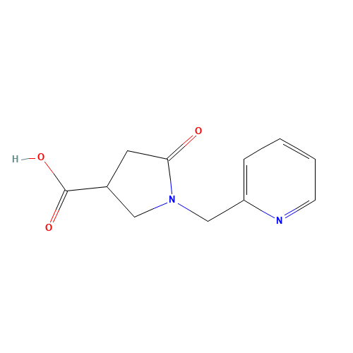 5-oxo-1-(pyridin-2-ylmethyl)pyrrolidine-3-carboxylic acid (CAS: 845546-25-0) - Related Chemical Product