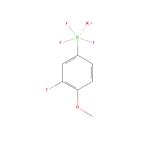 Potassium (3-fluoro-4-methoxyphenyl)trifluoroborate (CAS: 850623-62-0) - Related Chemical Product