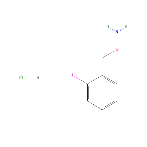 O-(2-Iodobenzyl)hydroxylamine hydrochloride (CAS: 854382-33-5) - Chemical Structure and Molecular Formula 