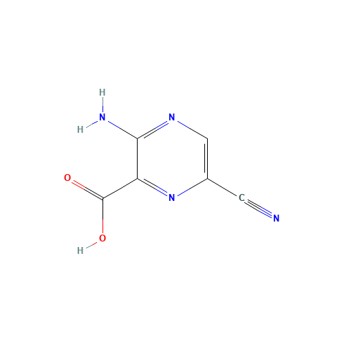 3-amino-6-cyanopyrazine-2-carboxylic acid (CAS: 863909-83-5) - Related Chemical Product