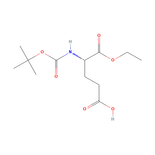 (S)-4-((tert-Butoxycarbonyl)amino)-5-ethoxy-5-oxopentanoic acid (CAS: 86938-17-2) - Related Chemical Product