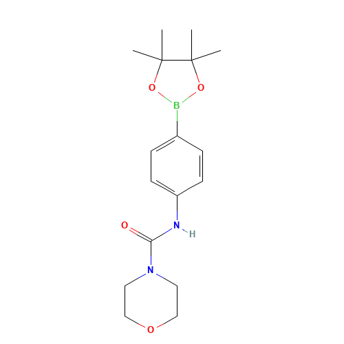 N-(4-(4,4,5,5-Tetramethyl-1,3,2-dioxaborolan-2-yl)phenyl)morpholine-4-carboxamide (CAS: 874290-97-8) - Related Chemical Product