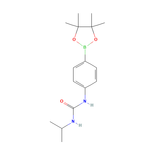 1-Isopropyl-3-(4-(4,4,5,5-tetramethyl-1,3,2-dioxaborolan-2-yl)phenyl)urea (CAS: 874291-02-8) - Related Chemical Product
