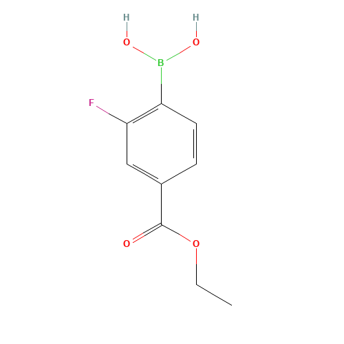 2-Fluoro-4-ethoxycarbonylphenylboronic acid (CAS: 874459-62-8) - Related Chemical Product