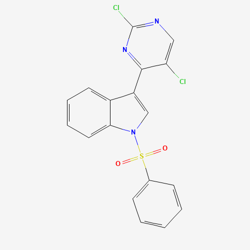 3-(2,5-Dichloropyrimidin-4-yl)-1-(phenylsulfonyl)-1H-indole (CAS: 882562-40-5) - Related Chemical Product