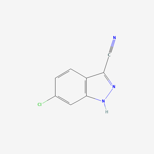 6-CHLORO-1H-INDAZOLE-3-CARBONITRILE (CAS: 885278-30-8) - Related Chemical Product