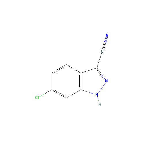 6-CHLORO-1H-INDAZOLE-3-CARBONITRILE (CAS: 885278-30-8) - Related Chemical Product