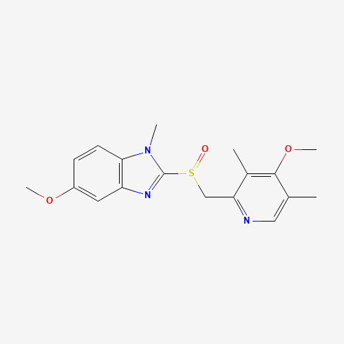 N-Methyl Omeprazole(Mixture of isomers with the methylated nitrogens of imidazole) (CAS: 89352-76-1) - Related Chemical Product