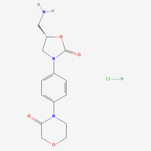 (S)-4-(4-(5-(Aminomethyl)-2-oxooxazolidin-3-yl)phenyl)morpholin-3-one hydrochloride (CAS: 898543-06-1) - Related Chemical Product