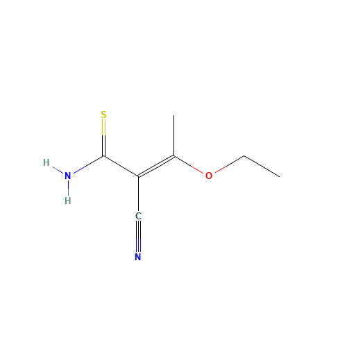 2-cyano-3-ethoxybut-2-enethioamide (CAS: 89943-20-4) - Related Chemical Product