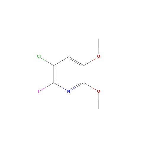 3-chloro-2-iodo-5,6-dimethoxypyridine (CAS: 910616-72-7) - Related Chemical Product