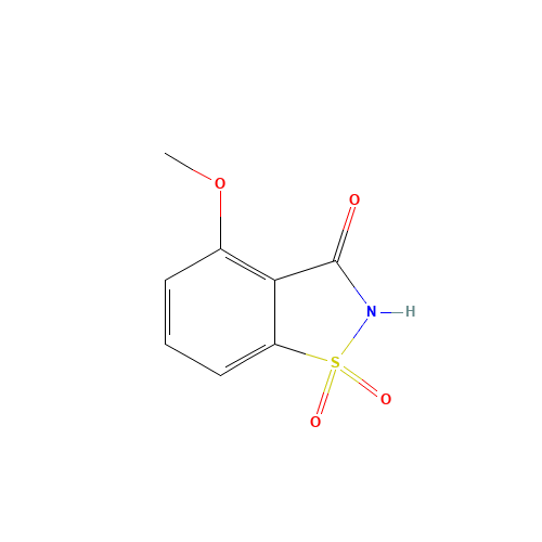 1,2-Benzisothiazol-3(2H)-one, 4-methoxy-, 1,1-dioxide (CAS: 92115-37-2) - Related Chemical Product