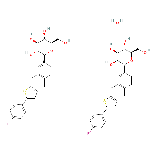 Canagliflozin Hemihydrate (CAS: 928672-86-0) - Related Chemical Product
