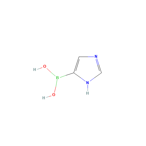 (1H-Imidazol-5-yl)boronic acid (CAS: 943138-65-6) - Chemical Structure and Molecular Formula 