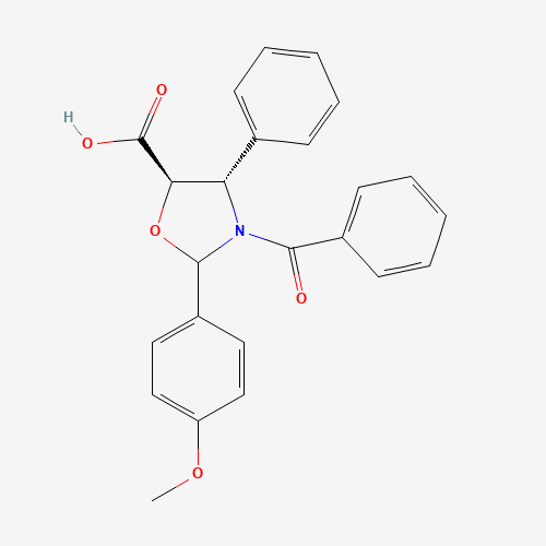 (4S,5R)-3-Benzoyl-2-(4-methoxyphenyl)-4-phenyloxazolidine-5-carboxylic acid (CAS: 949023-16-9) - Related Chemical Product