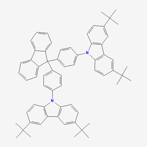 TBCPF,9,9-di(4,4'-bis(3,6-Di-tert-butylcarbazole)-phenyl)-9H-fluorene (CAS: 954497-15-5) - Related Chemical Product