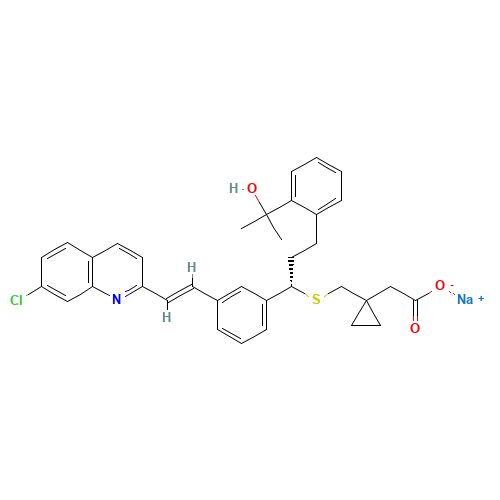ent-Montelukast Sodium Salt (CAS: 190078-45-6) - Related Chemical Product