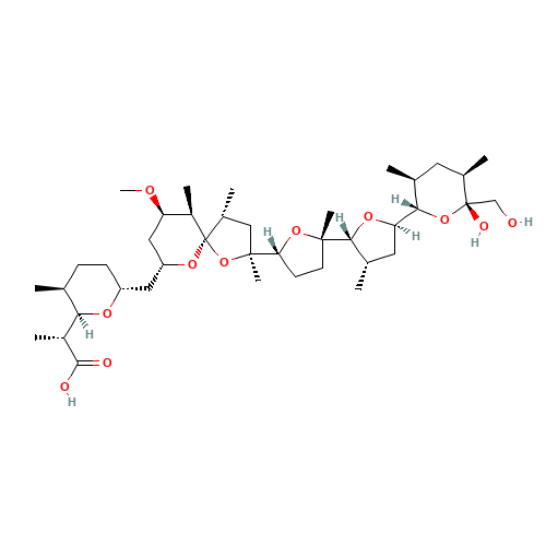Nigericin sodium salt (CAS: 28380-24-7) - Chemical Structure and Molecular Formula 