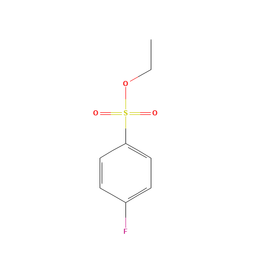 ethyl 4-fluorobenzenesulfonate (CAS: 2924-72-3) - Chemical Structure and Molecular Formula 