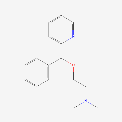 Ethanamine, N,N-dimethyl-2-(phenyl-2-pyridinylmethoxy)- (CAS: 1221-70-1) - Related Chemical Product