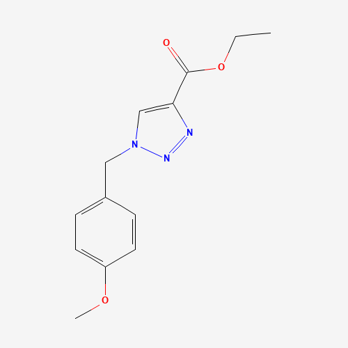 ethyl 1-[(4-methoxyphenyl)methyl]triazole-4-carboxylate (CAS: 81581-05-7) - Related Chemical Product