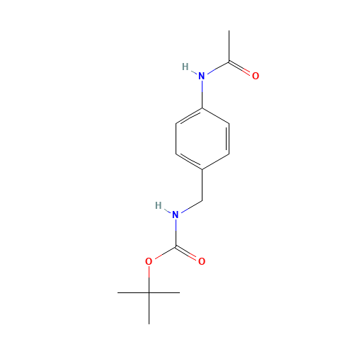 tert-butyl N-[(4-acetamidophenyl)methyl]carbamate (CAS: 401573-23-7) - Related Chemical Product