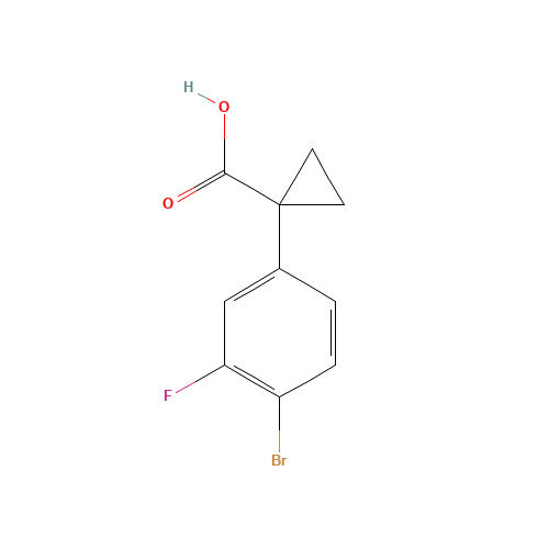 1-(4-bromo-3-fluorophenyl)cyclopropane-1-carboxylic acid (CAS: 749269-74-7) - Related Chemical Product