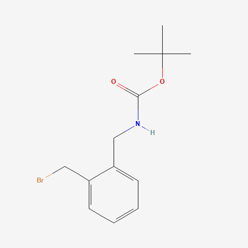 tert-butyl N-[[2-(bromomethyl)phenyl]methyl]carbamate (CAS: 220364-33-0) - Related Chemical Product