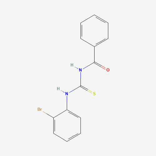 N-[(2-bromophenyl)carbamothioyl]benzamide (CAS: 5391-29-7) - Chemical Structure and Molecular Formula 