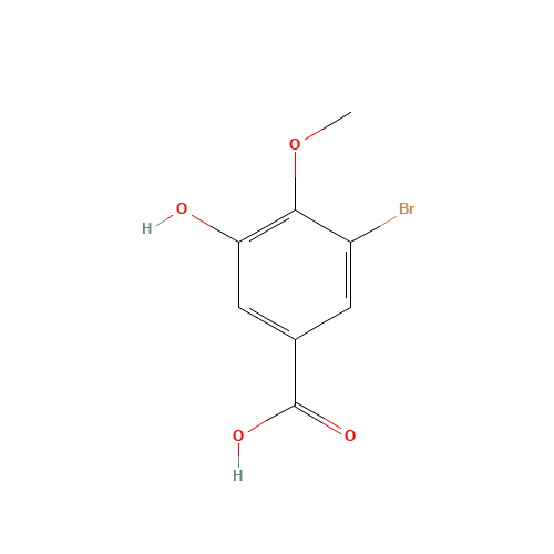 3-bromo-5-hydroxy-4-methoxybenzoic acid (CAS: 52783-66-1) - Related Chemical Product