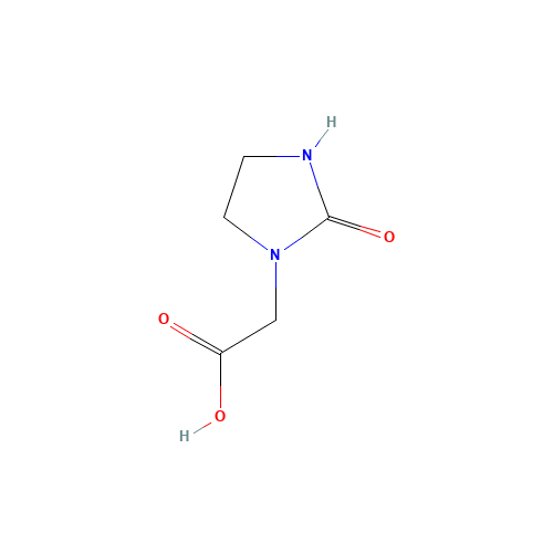 2-(2-oxoimidazolidin-1-yl)acetic acid (CAS: 87219-22-5) - Chemical Structure and Molecular Formula 